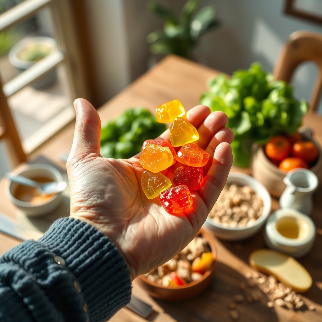 fiber gummies in action