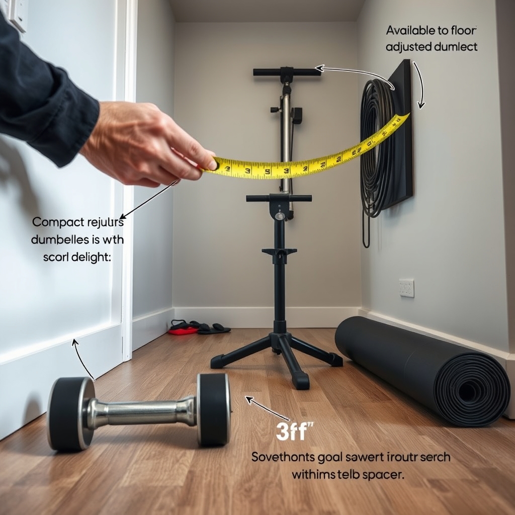 compact home gym small space - Illustration 2