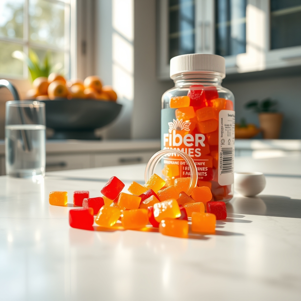 fiber gummies product view