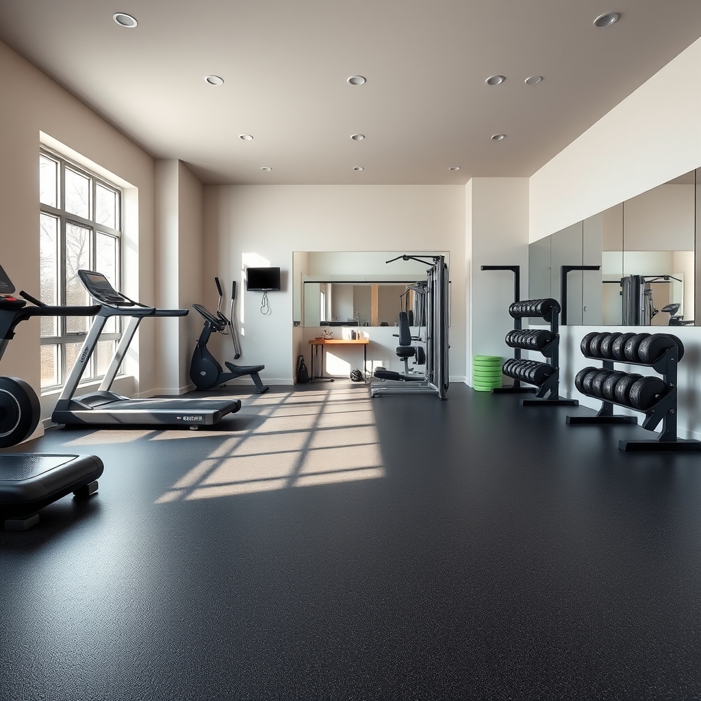 home gym rubber flooring - Illustration 3