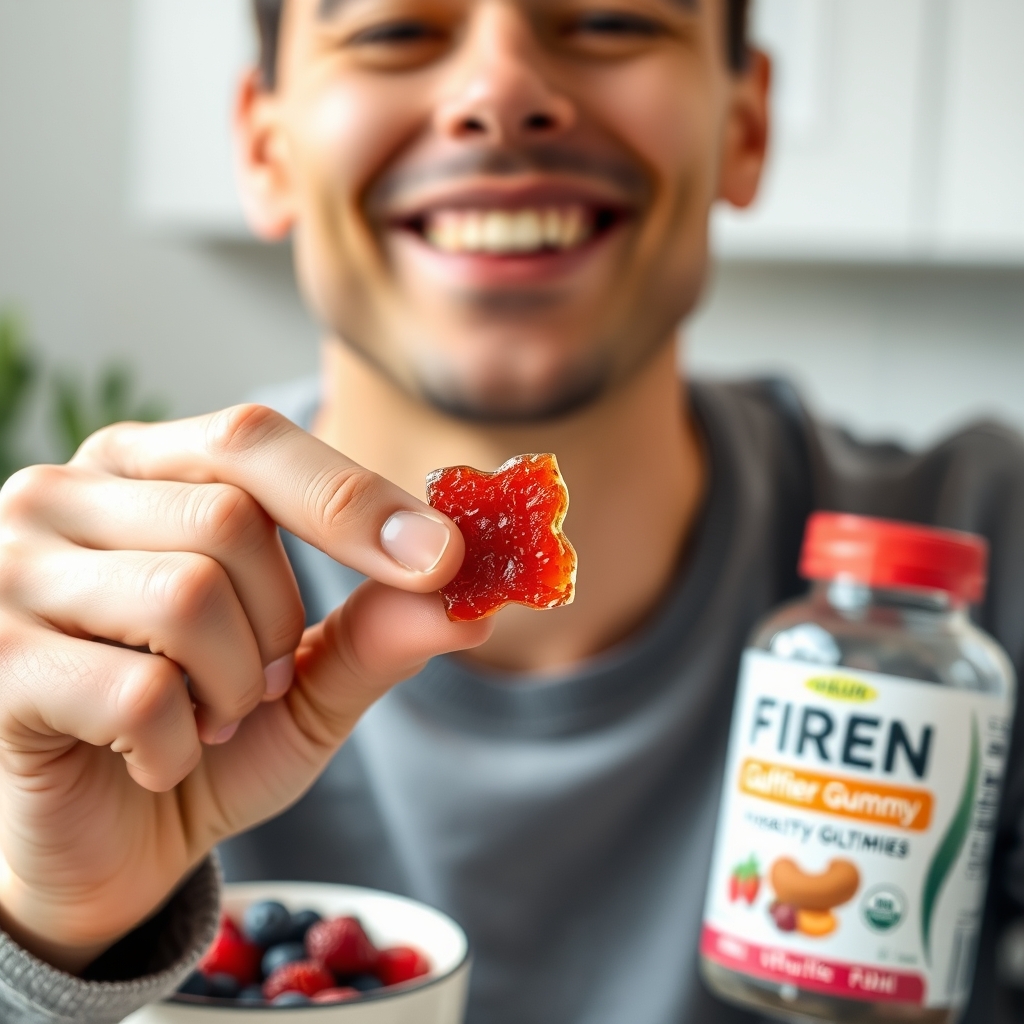 fiber gummies in action