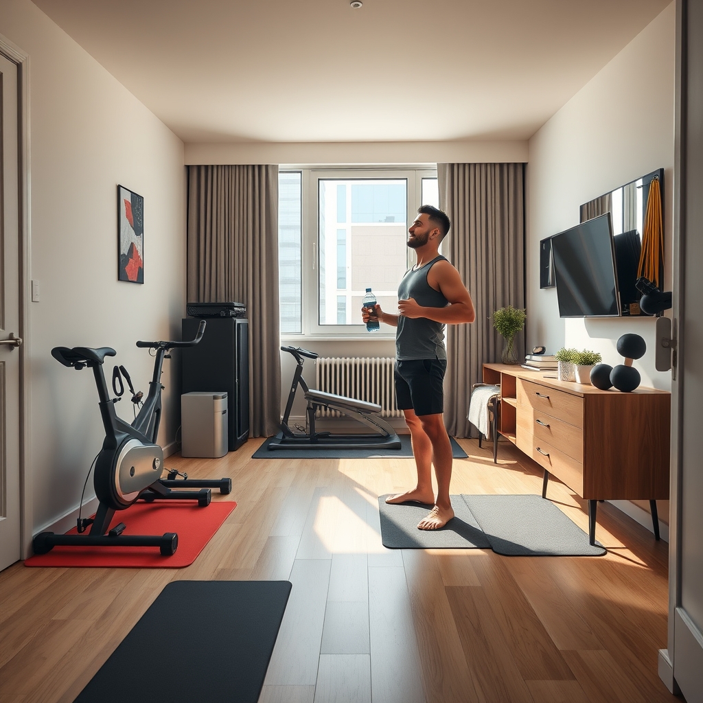 home gym for apartment - Illustration 3