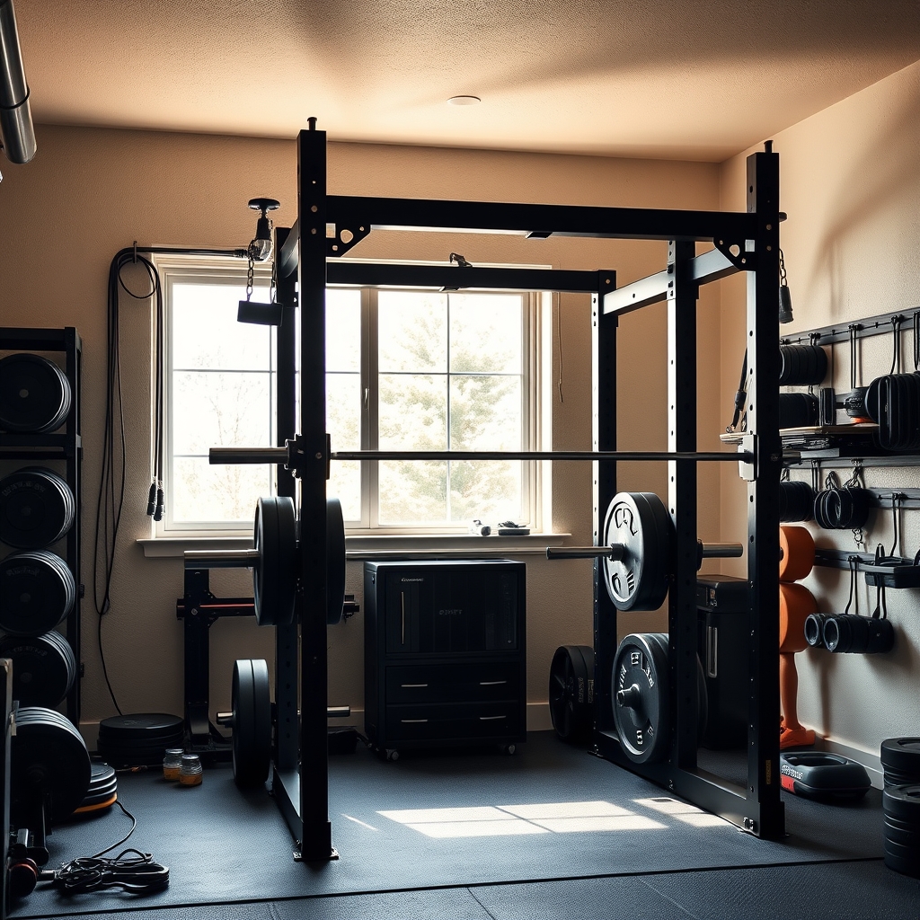 home gym power rack attachments - Illustration 3