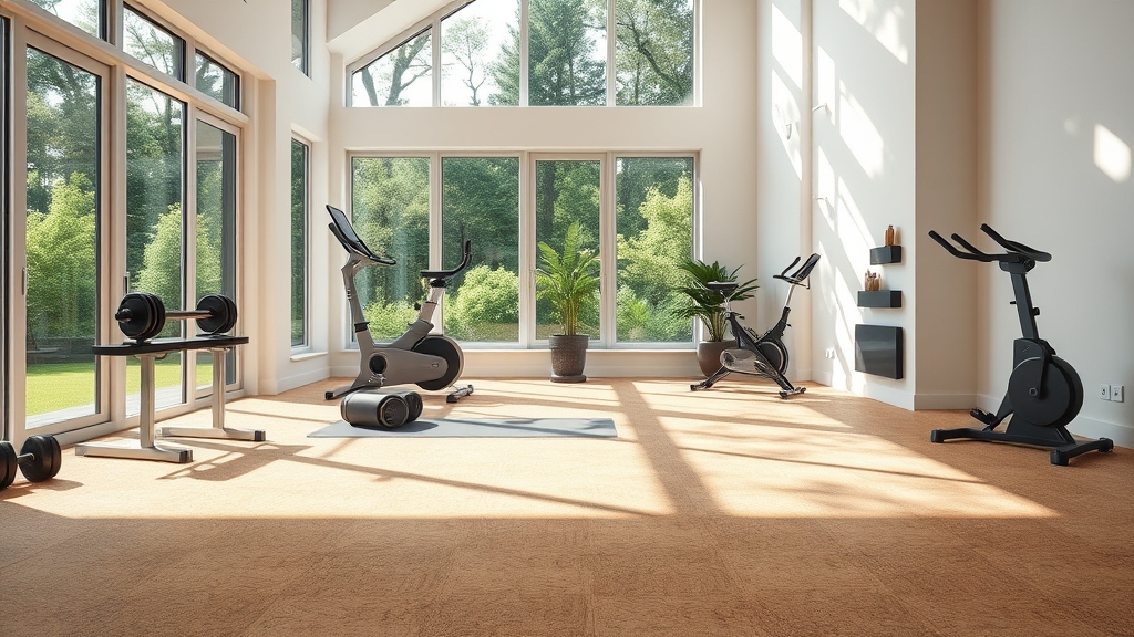 sustainable home gym flooring - Illustration 1