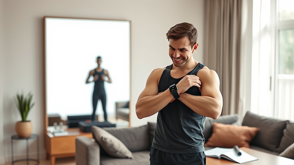AI personal trainer mirror - Illustration 3