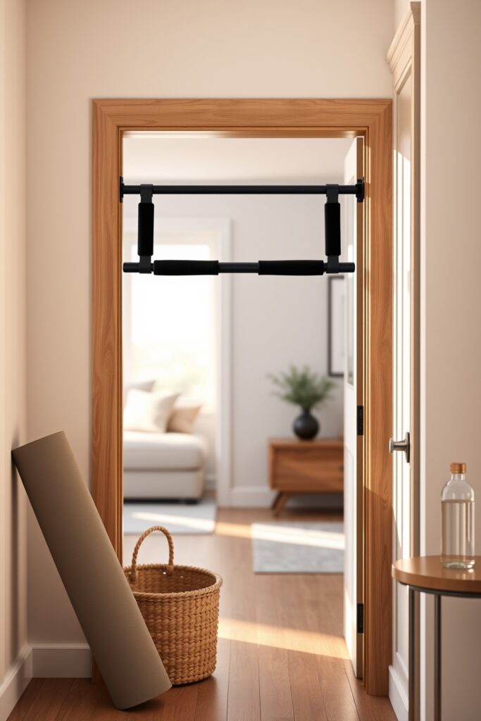 JFIT Deluxe Multi Exercise Doorway Pull Up Bar with Comfort Grips 40 Inch 1 AnxietySoothe – Your Wellness Destination