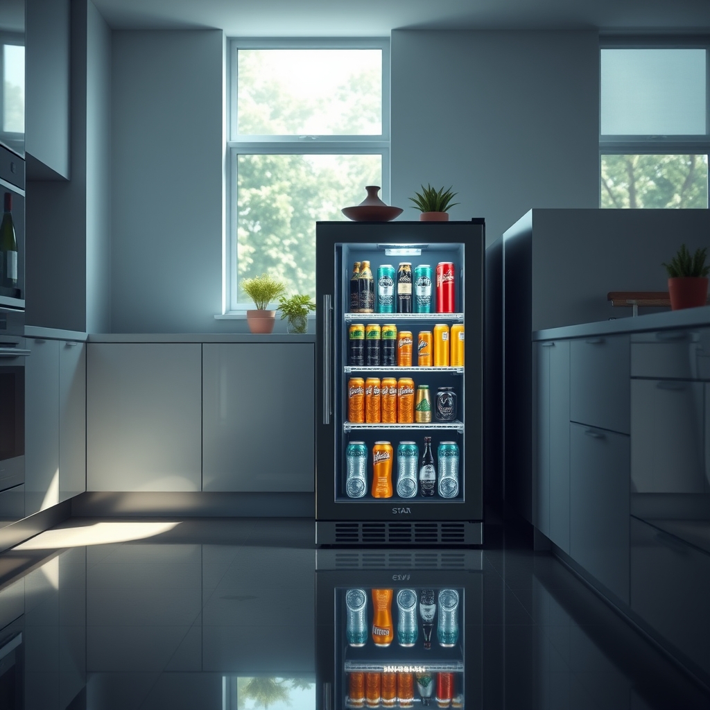 beverage refrigerator product view