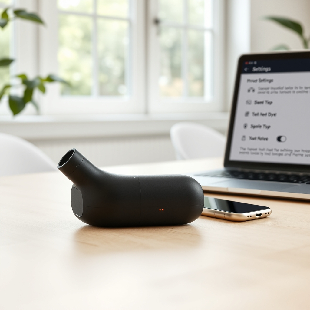 breathwork trainer device - Illustration 1