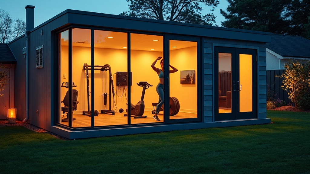 prefab backyard gym studio - Illustration 3